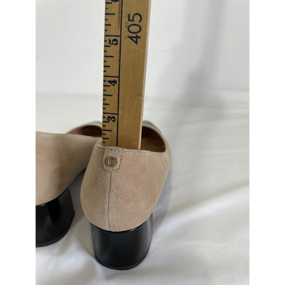 Cole Haan Women's Sz 9B Cap Toe Tan Suede Pumps Mid 2 Inch Heels Grand Shoes - Picture 8 of 11